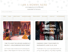 Tablet Screenshot of iamamommynerd.com